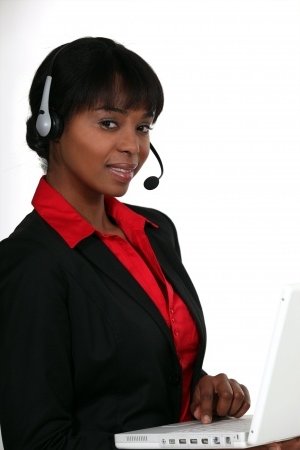 Woman With Headset